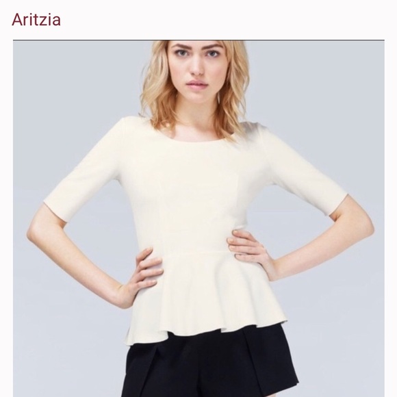 Babaton Barrett Peplum Top - Picture 1 of 5